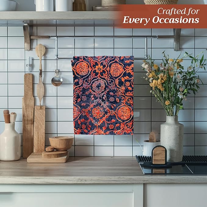 Maison d' Hermine Kitchen Towels Set of 3 100% Cotton 20" x 27.5" Reusable - Image 6