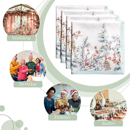 Maison d' Hermine Cloth Napkins Set of 4 100% Cotton - Image 6