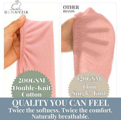 GOTS Organic Bedside Bassinet Sheets 33x20 - Image 3