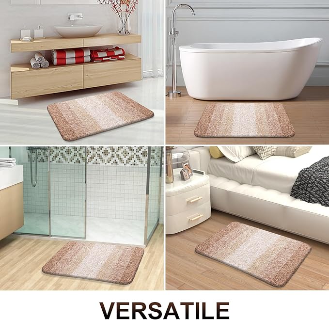 OLANLY Bathroom Runner Rugs 47x20, Extra Soft Absorbent Microfiber Bath Rugs - Image 6