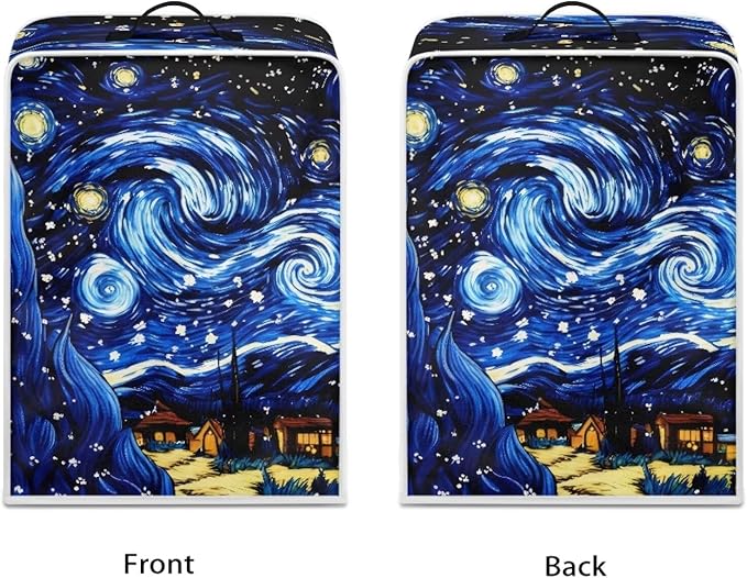 Starry Night Print Coffee Maker Cover – Dust Protection Stain Resistant - Image 2