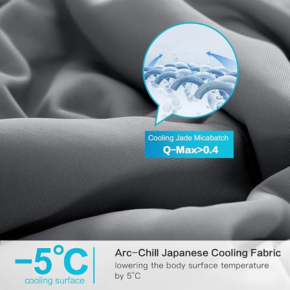 EASELAND Cooling Comforter Queen, Cold Touch Fabric Absorbs Body Heat, - Image 3