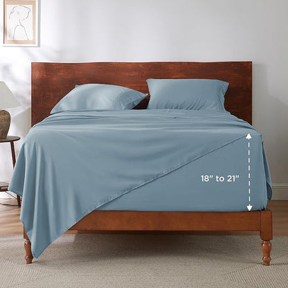 Bedsure Deep Pocket Full Size Bed Sheets Set - Image 8