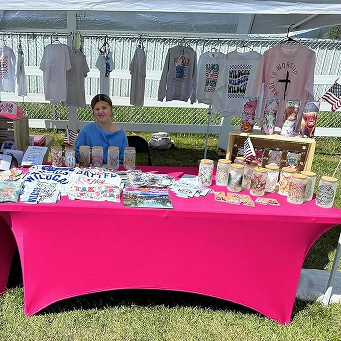 Trlyc 1 Pack 4FT Spandex Table Cloth - Image 2