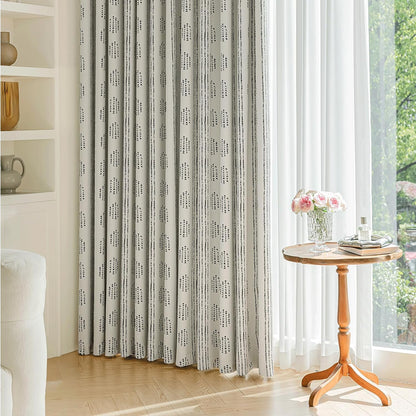 100% blackout black boho curtains, 63 inches, 2, package contents