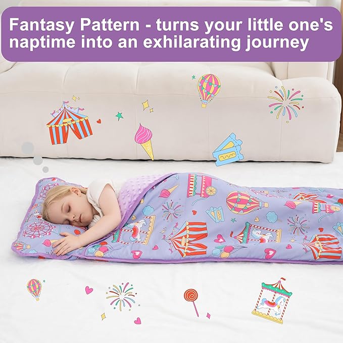 Viviland Toddler Nap Mat, Rolled Sleeping Mats - Image 3