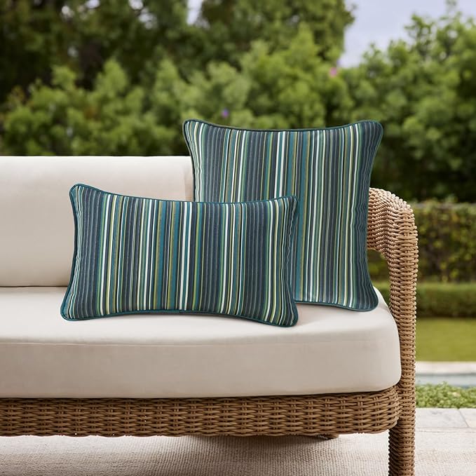 Sunbrella Decorative Outdoor Water Repellent Throw Pillows - Image 3