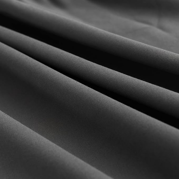 TSUTOMI Black Bed Skirt Twin Size Ruffled Bed Skirt - Image 4