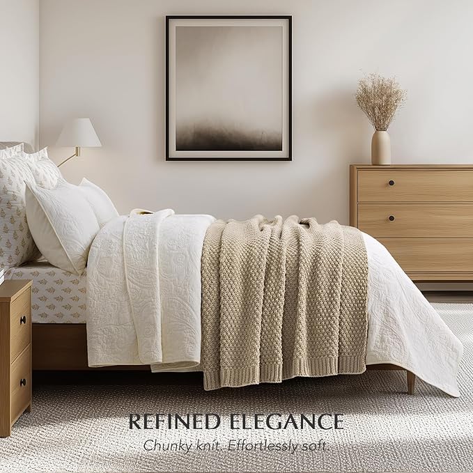 EVERGRACEHOME Chunky Chenille Knit Throw Blanket - Image 4