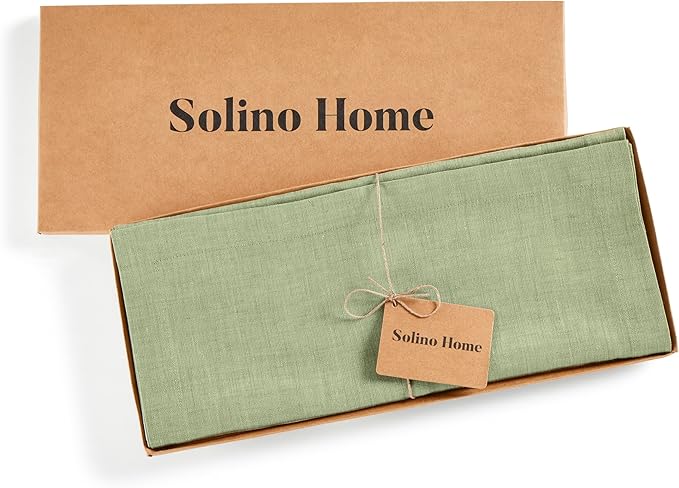 Solino Home Linen Table Runner 90 Inches Long - Image 5