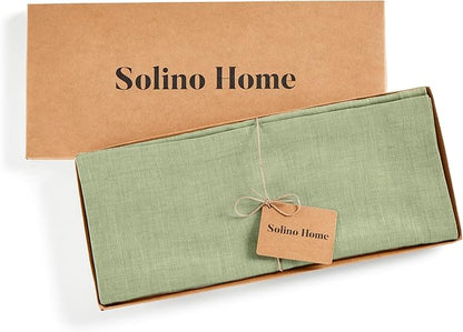 Solino Home Linen Table Runner 72 Inches Long - Image 5