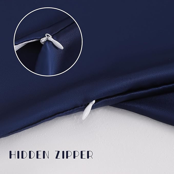 NTBAY Zippered Silk Satin Toddler Pillowcases - Image 3