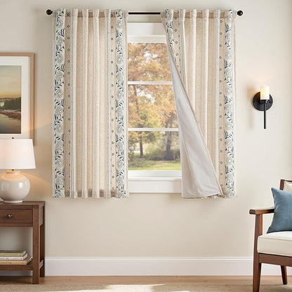 jinchan Winslow Lined Linen Curtains by JINCHAN
