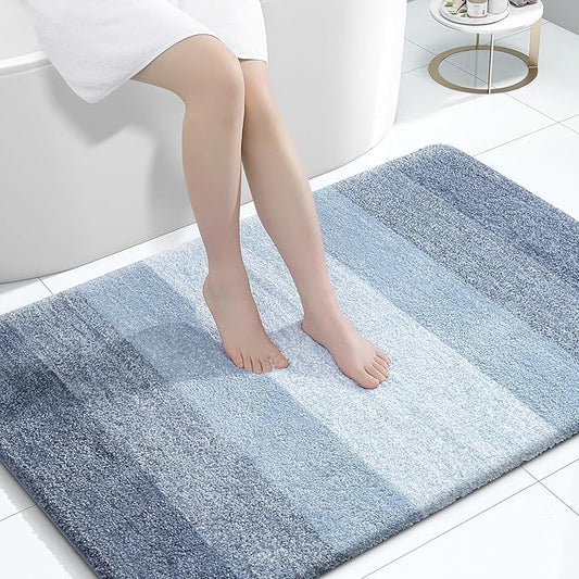 OLANLY Bathroom Rugs Mat 44x32, Extra Soft Absorbent Microfiber Bath Rugs by OLANLY