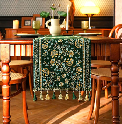 13×72 Inch Table Runner, Retro-Luxury Tassels Series - Image 8