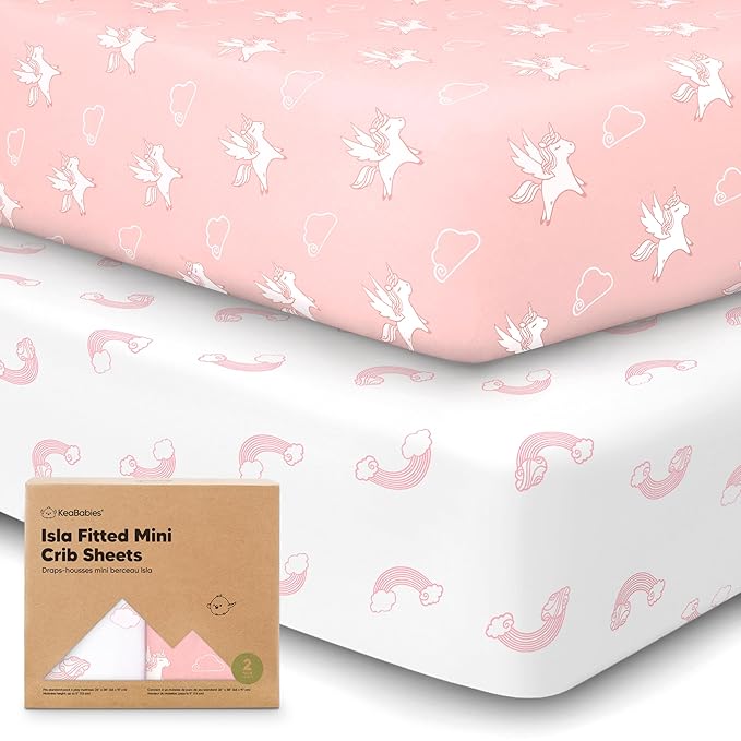 Pack and Play Sheets Fitted by KeaBabies