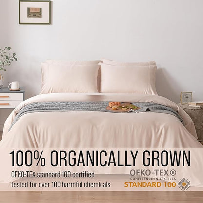 Bella Coterie 7 Piece Luxury Bamboo Viscose Split King Size Sheet Set | 2 - Image 5