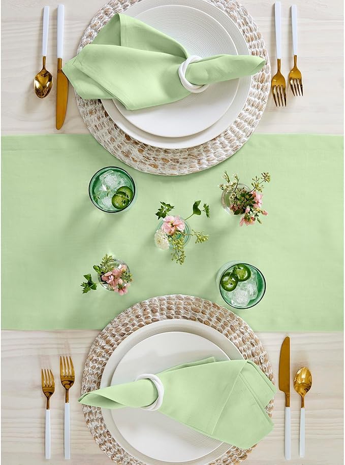 Solino Home Linen Table Runner 72 Inches Long - Image 9