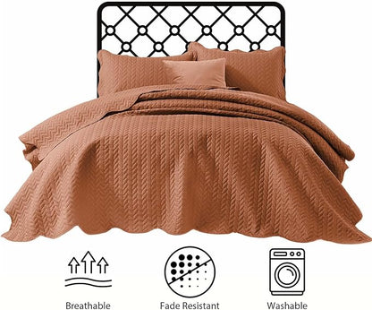 IR Imperial Rooms California King Quilt Bedding Set Size + 2 Pillow Shams - Image 7