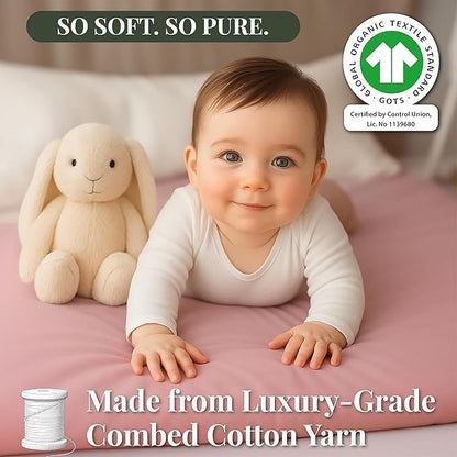 GOTS Organic Bedside Bassinet Sheets 33x20 - Image 4