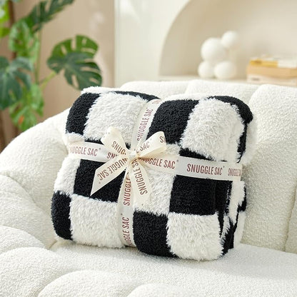 Snuggle Sac Faux Fur Throw Blanket - Image 6