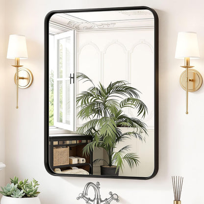sweetcrispy bathroom wall mirror, 36x24 inch mirror for, main product view