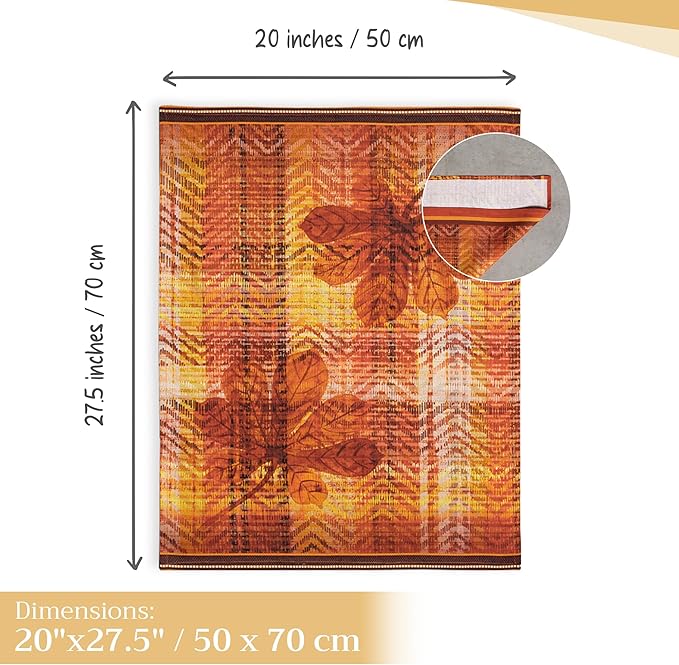 Maison d' Hermine Kitchen Towels Set of 3 100% Cotton 20" x 27.5" Reusable - Image 4