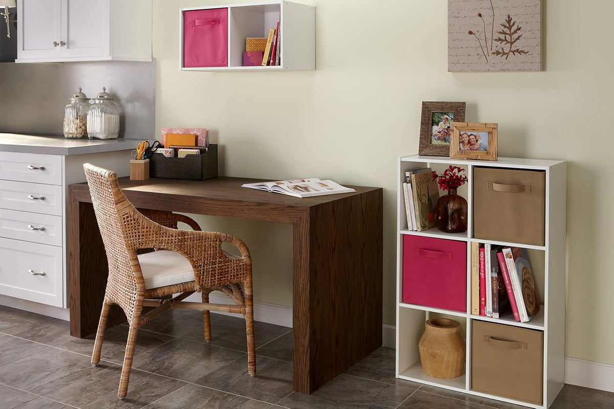 closetmaid cubeicals 6 cube storage shelf organizer bookshelf, package contents