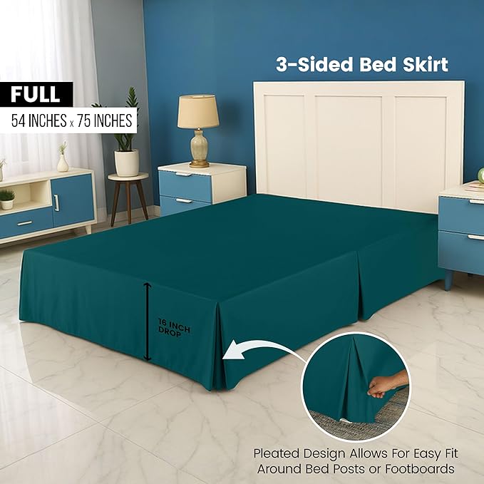 Utopia Bedding Full Bed Skirt - Image 2