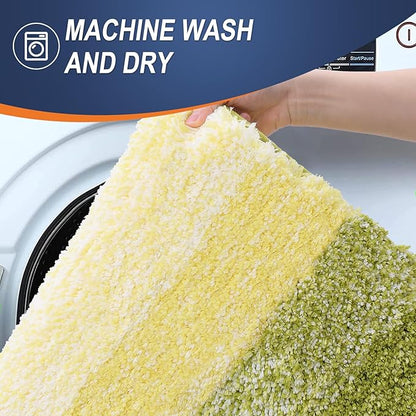 OLANLY Bathroom Rugs Mat 24x16, Extra Soft Absorbent Microfiber Bath Rugs - Image 6