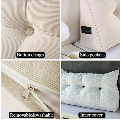SAMTY Husband headboard Pillow Large Back Rest Support Reading Pillows - Image 4
