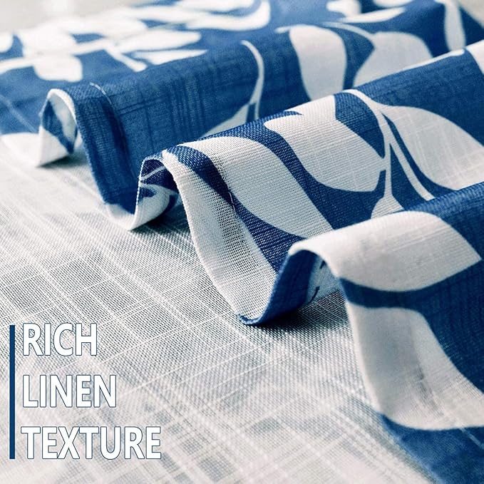 Treatmentex Navy and White Curtains - Image 4