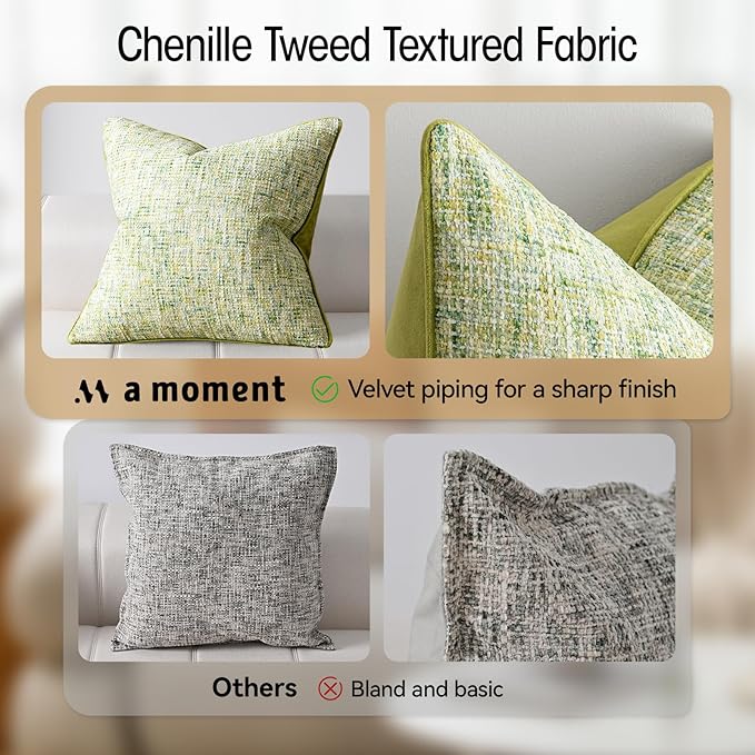 a moment Green Reversible Pillow Covers 2 Pack - Image 3