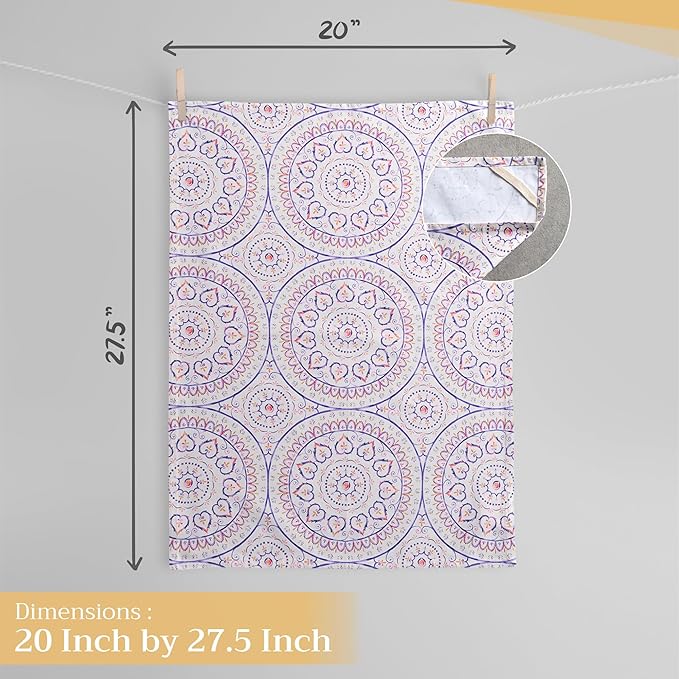 Maison d' Hermine Kitchen Towels Set of 3 100% Cotton 27.50" x 20" Reusable - Image 4