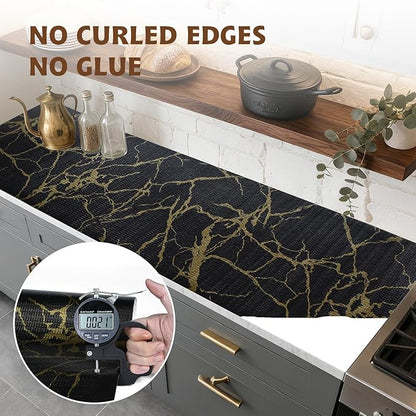 2-Layer Drawer and Shelf Liner for Kitchen Cabinet: 17.3in X 20Ft Non Slip - Image 8