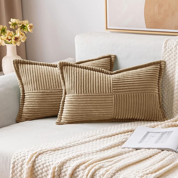 MIULEE Decorative Lumbar Throw Pillow Covers by MIULEE
