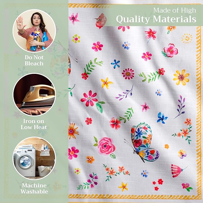 Maison d' Hermine Cloth Napkins Set of 4 100% Cotton Everyday Reusable Square - Image 3