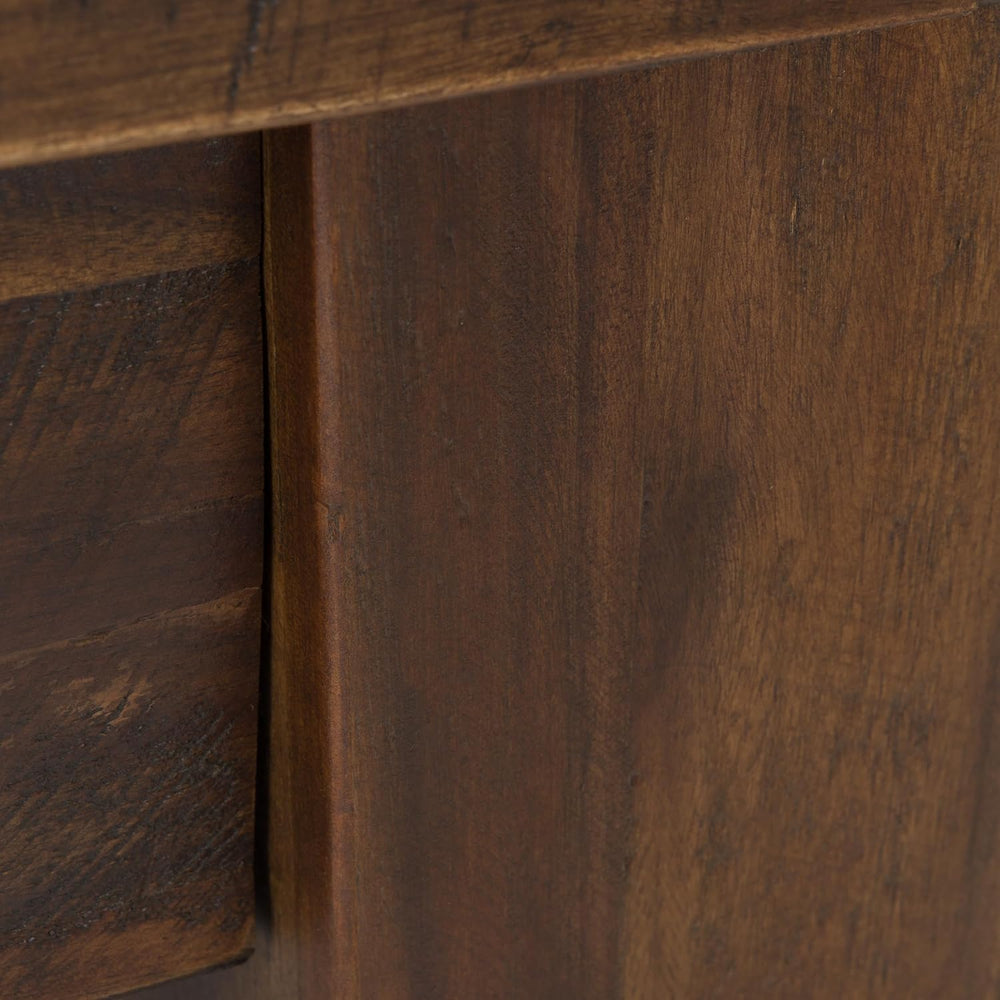 Alaterre Durango Rustic Industrial Solid Wood Entryway Bench, Natural, 60”