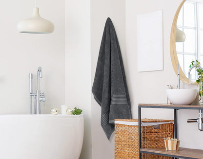 utopia towels extra large bath sheets, 2 pack, side view