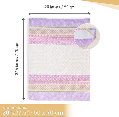 Maison d' Hermine Kitchen Towels Set of 2 100% Cotton 27.50" x 20" Reusable - Image 4