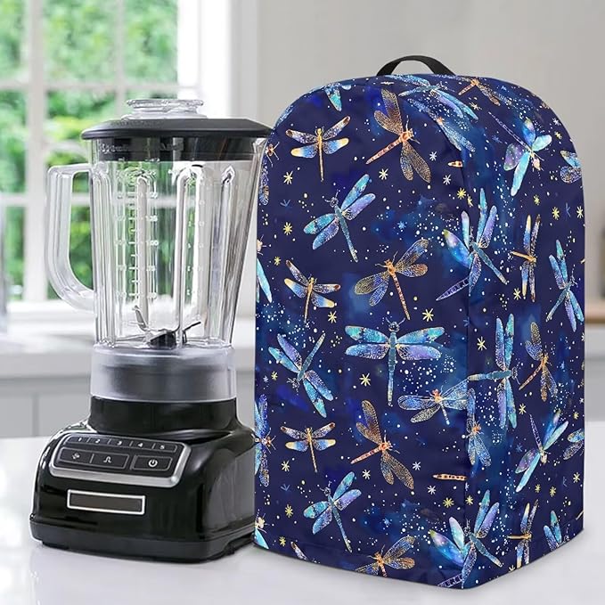 Dragonfly Pattern Blender Dust Cover Stand Mixer or Coffee Maker Appliance by Annejudy