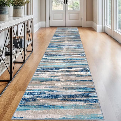 Modern Abstract Runner Rug 2.6x12 by lansny