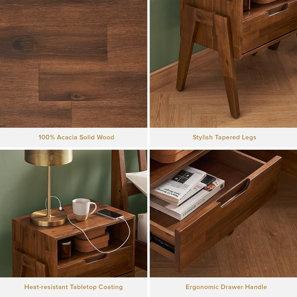 mopio Ted Nightstand, Side Table, End Table (Single)