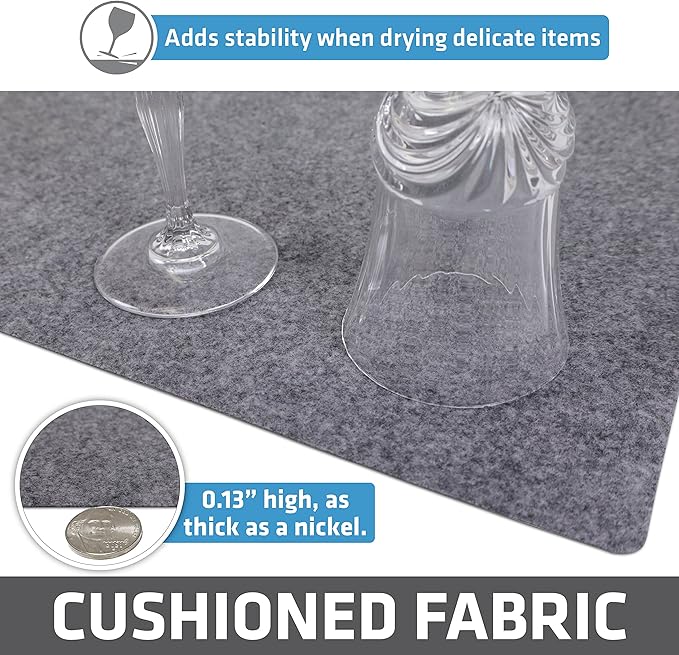Drymate Premium Luxury Shelf & Drawer Liner, Thick Cushioned Fabric, - Image 5