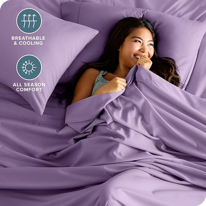 Bare Home Split Head Flex King Sheet Set - Image 4