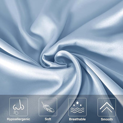 Mulberry Silk Pillowcase for Hair and Skin, Cooling Silk Pillow Case - Image 2