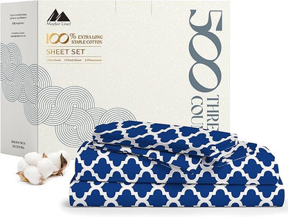 Mayfair Linen 100% Cotton Printed California King Cotton Sheets by MayfairLinen