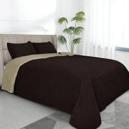 Easy-Going Full/Queen Size Reversible Quilt Set by Easy-Going