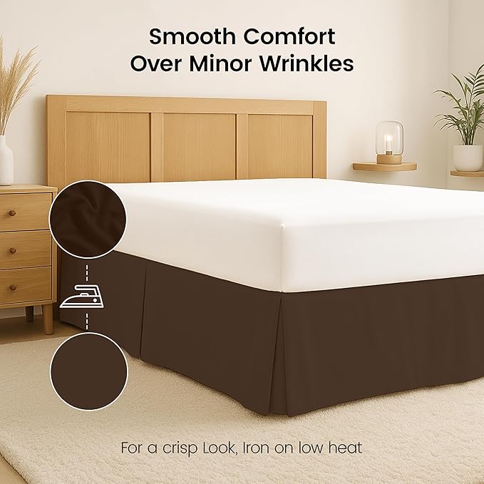 Utopia Bedding Queen Bed Skirt - Image 6