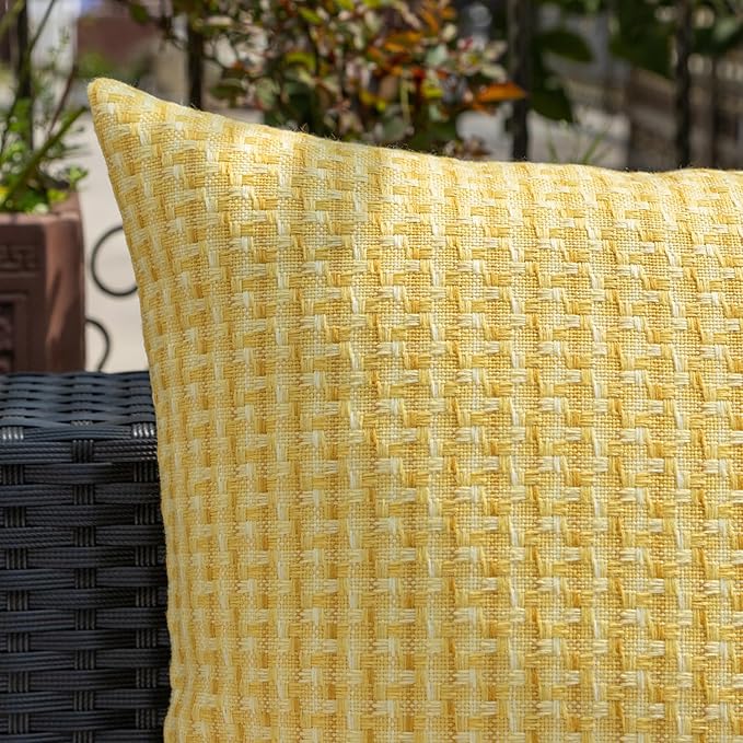 Kevin Textile Outdoor Waterproof Throw Pillow Covers Pack of 2 Farmhouse - Image 4